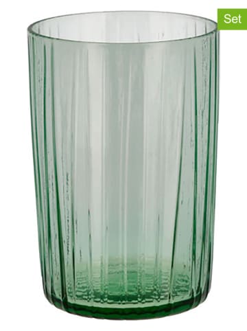 Bitz Szklanki (4 szt.) "Kusintha" w kolorze zielonym - 280 ml