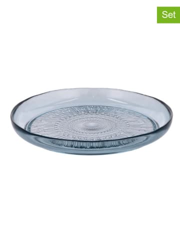Bitz 6-delige set: dinerborden "Kusintha" blauw - Ø 25 cm