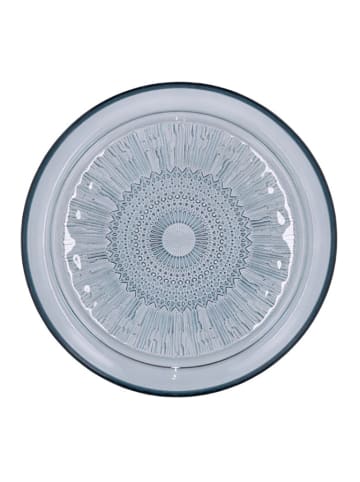 Bitz 6er-Set: Speiseteller "Kusintha" in Blau - Ø 25 cm