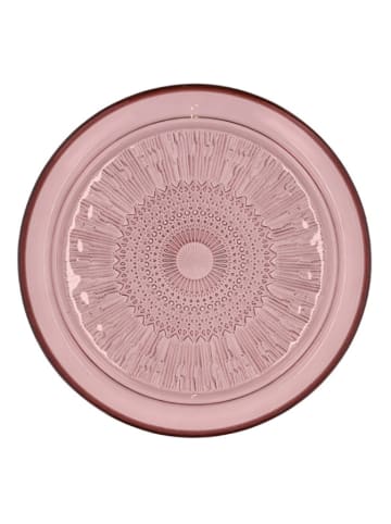 Bitz 6er-Set: Speiseteller "Kusintha" in Pink - Ø 25 cm