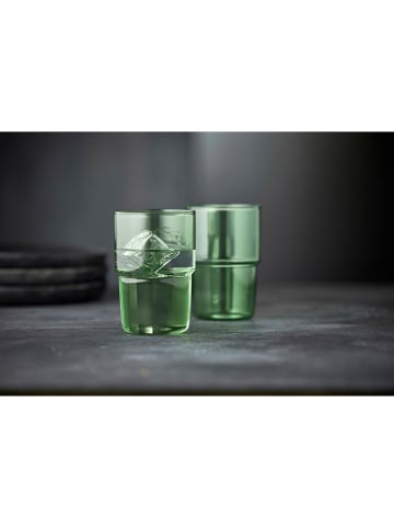 Lyngby Glas Szklanki (2 szt.) w kolorze zielonym - 400 ml