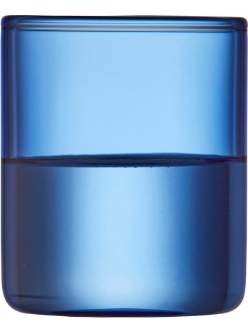 Lyngby Glas Kieliszki (2 szt.) w kolorze niebieskim do drinków - 60 ml