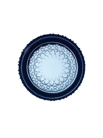 Lyngby Glas Szklanki "Kusintha" w kolorze niebieskim do kawy - 380 ml