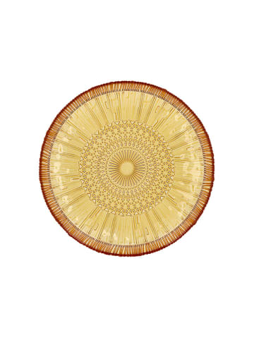 Lyngby Glas Półmisek "Kusintha" w kolorze pomarańczowym - Ø 30 cm