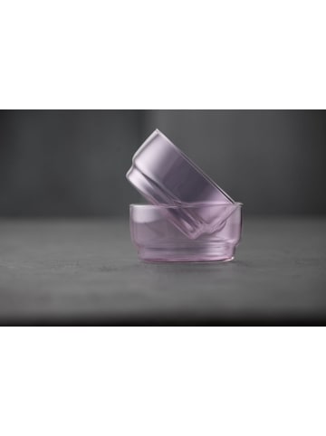 Lyngby Glas Miski (2 szt.) "Torino" w kolorze jasnoróżowym - Ø 12 cm