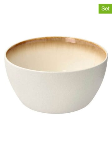 Bitz 4-delige set: kommen wit/crème - Ø 12 cm