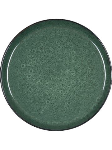 Bitz Talerz obiadowy "Gastro" w kolorze zielono-czarnym - Ø 27 cm