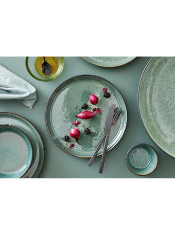 Bitz 6-delige set: dessertborden "Gastro" groen/zwart - Ø 21 cm