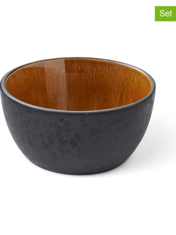 Bitz Miski (4 szt.) w kolorze czerwono-pomarańczowo-czarnym - Ø 14 cm