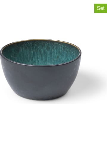 Bitz Miski (4 szt.) w kolorze czarno-zielonym - Ø 14 cm