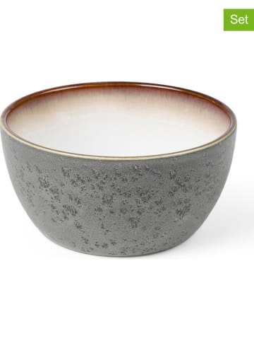 Bitz Miski (4 szt.) w kolorze kremowo-szarym - Ø 14 cm