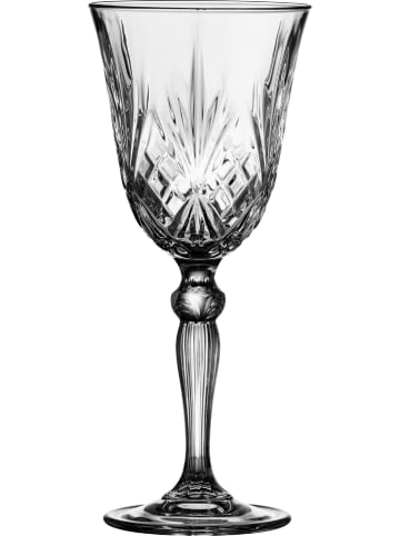 Lyngby Glas Kieliszki (4 szt.) "Melodia" do wina - 210 ml