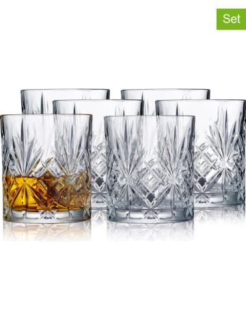 Lyngby Glas 6-delige set: whiskeyglazen "Melodia" - 310 ml