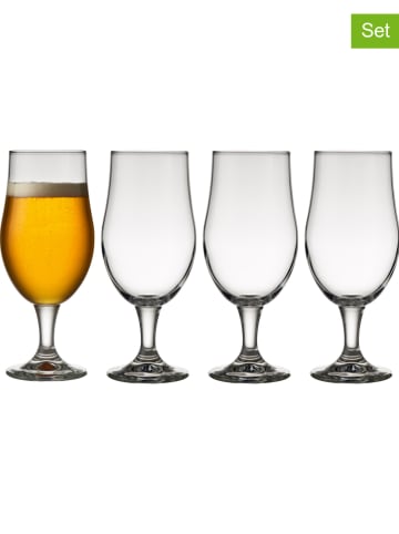 Lyngby Glas 4-delige set: bierglazen "Juvel" - 490 ml