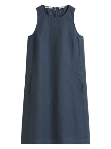 Marc O'Polo Linnen jurk donkerblauw
