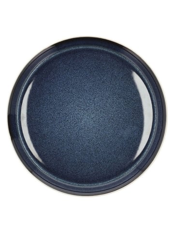 Bitz Talerz obiadowy "Gastro" w kolorze biało-granatowym - Ø 27 cm