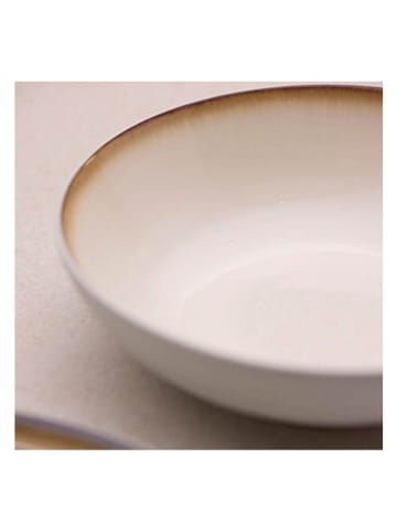 Bitz Pastabord "Gastro" crème/grijs - Ø 20 cm