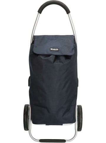 Beagles Einkaufstrolley in Dunkelblau - (B)30 x (H)58 x (T)24 cm