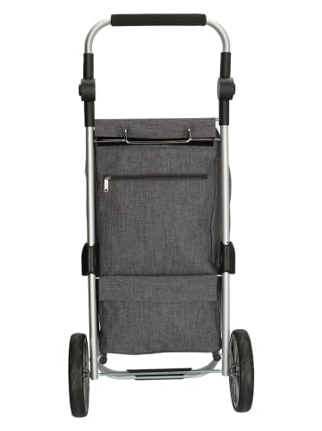 Beagles Boodschappentrolley grijs - (B)32 x (H)54 x (D)24 cm