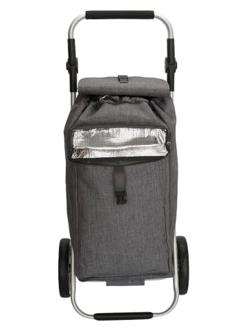 Beagles Boodschappentrolley grijs - (B)32 x (H)54 x (D)24 cm