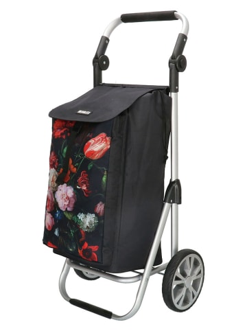 Beagles Boodschappentrolley zwart - (B)41 x (H)100 x (D)36 cm