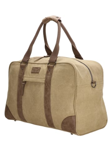 Beagles Reisetasche in Beige - (B)49 x (H32 x (T)22 cm