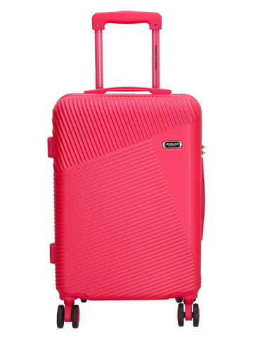 Beagles Hardcase-Trolley in Pink - (B)36 x (H)54 x (T)20 cm