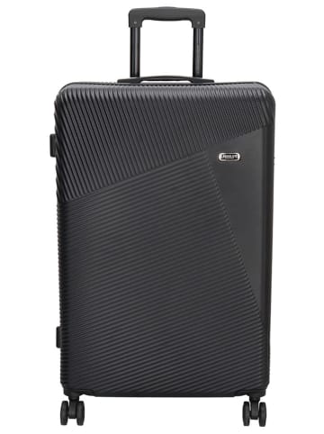 Beagles 3tlg. Hardcase-Trolleyset "Beagles" in Schwarz