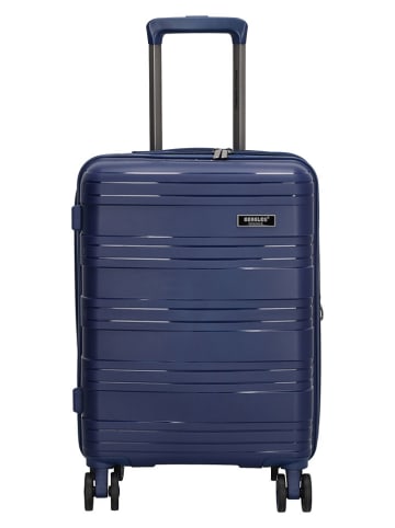 Beagles Hardcase-Trolley in Dunkelblau - (B)35 x (H)55 x (T)25 cm