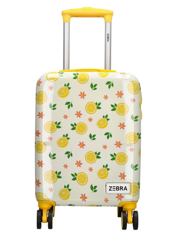 ZEBRA Walizka w kolorze kremowym - 32 x 47 x 22 cm