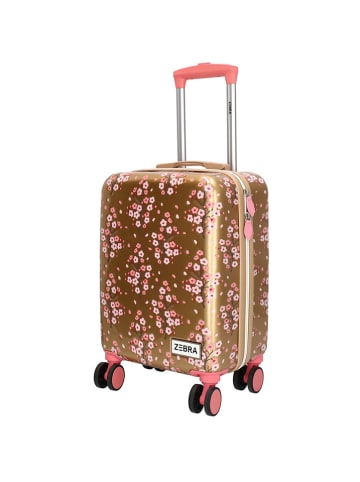 ZEBRA Hardcase-Trolley "Avonturier" in Gold - (B)32 x (H)47 x (T)22 cm
