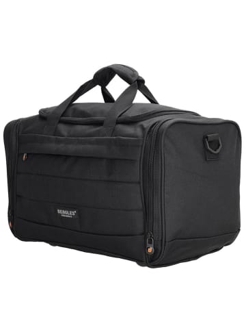 Beagles Reisetasche "Travel Originals" in Schwarz - (B)43 x (H)26 x (T)20 cm