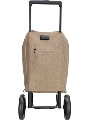 Beagles Boodschappentrolley beige - (B)43 x (H)100 x (D)40 cm