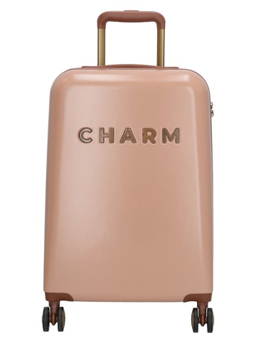 Charm Hardcase-Trolley in Beige - (B)36 x (H)55 x (T)20,5 cm