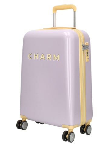 Charm Hardcase-Trolley in Lila - (B)36 x (H)55 x (T)20,5 cm
