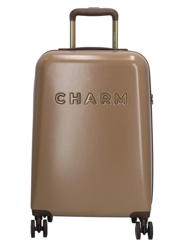 Charm Hardcase-Trolley in Hellbraun - (B)36 x (H)55 x (T)20,5 cm