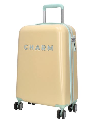 Charm Walizka w kolorze żółtym - 35 x 55 x 20,5 cm