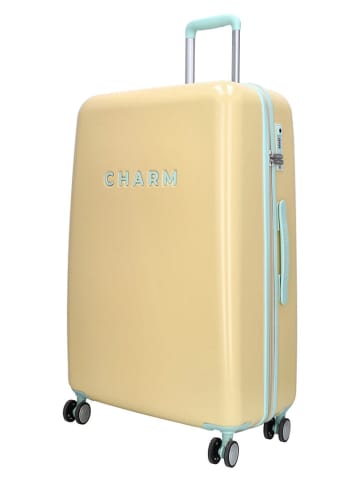 Charm Walizki (2 szt.) w kolorze żółtym