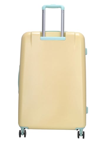 Charm 2-delige hardcase-trolleyset geel