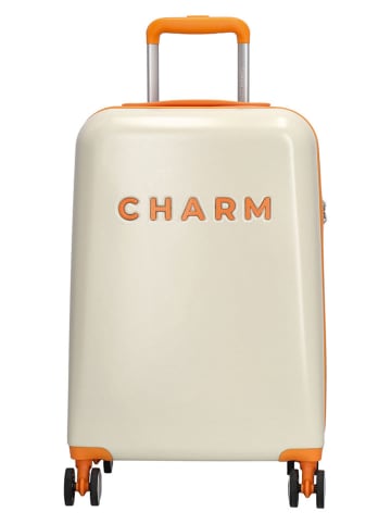 Charm Walizka w kolorze beżowym - 36 x 55 x 20 cm