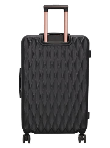 Charm 3-delige hardcase-trolleyset zwart