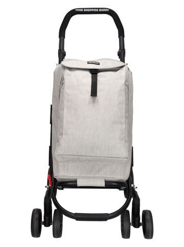 Beagles Boodschappentrolley grijs - (B)60 x (H)113 x (D)40 cm