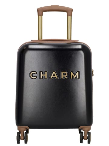 Charm Hardcase-Trolley "Capetown" in Schwarz - (B)34 x (H)45 x (T)20 cm