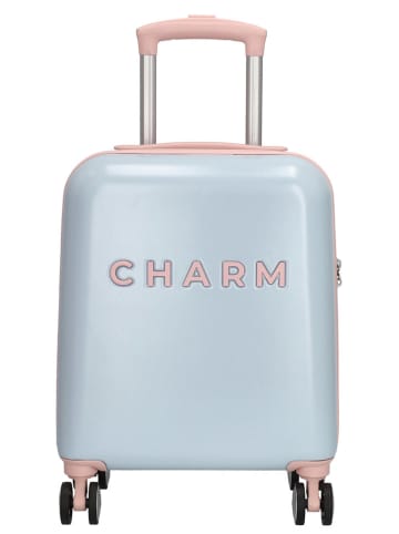Charm Hardcase-Trolley "Capetown" in Hellblau - (B)34 x (H)45 x (T)20 cm