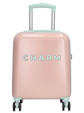Charm Hardcase trolley "Capetown" lichtroze - (B)34 x (H)45 x (D)20 cm