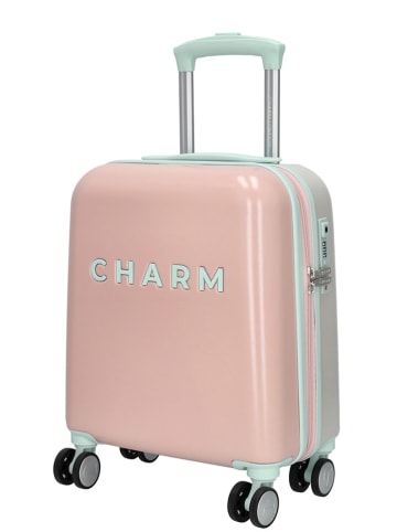 Charm Hardcase-Trolley "Capetown" in Rosa - (B)34 x (H)45 x (T)20 cm