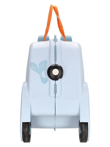 ZEBRA Hardcase-Trolley in Hellblau - (B)54,8 x (H)36,5 x (T)24 cm