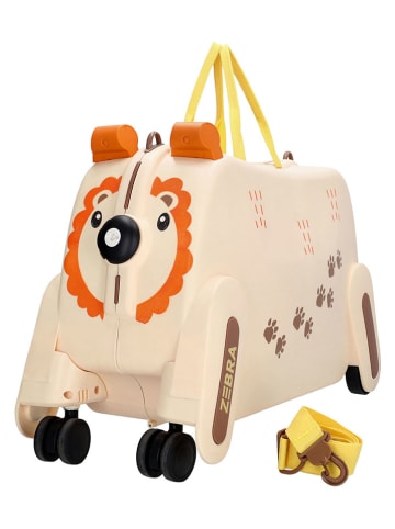 ZEBRA Walizka w kolorze beżowym - 54,8 x 36,5 x 24 cm