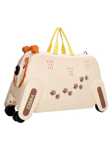 ZEBRA Walizka w kolorze beżowym - 54,8 x 36,5 x 24 cm