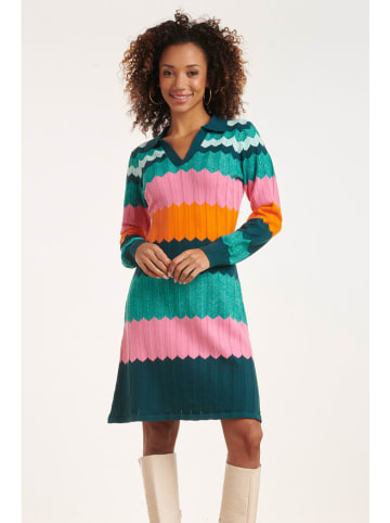 Smashed Lemon Strickkleid in Bunt